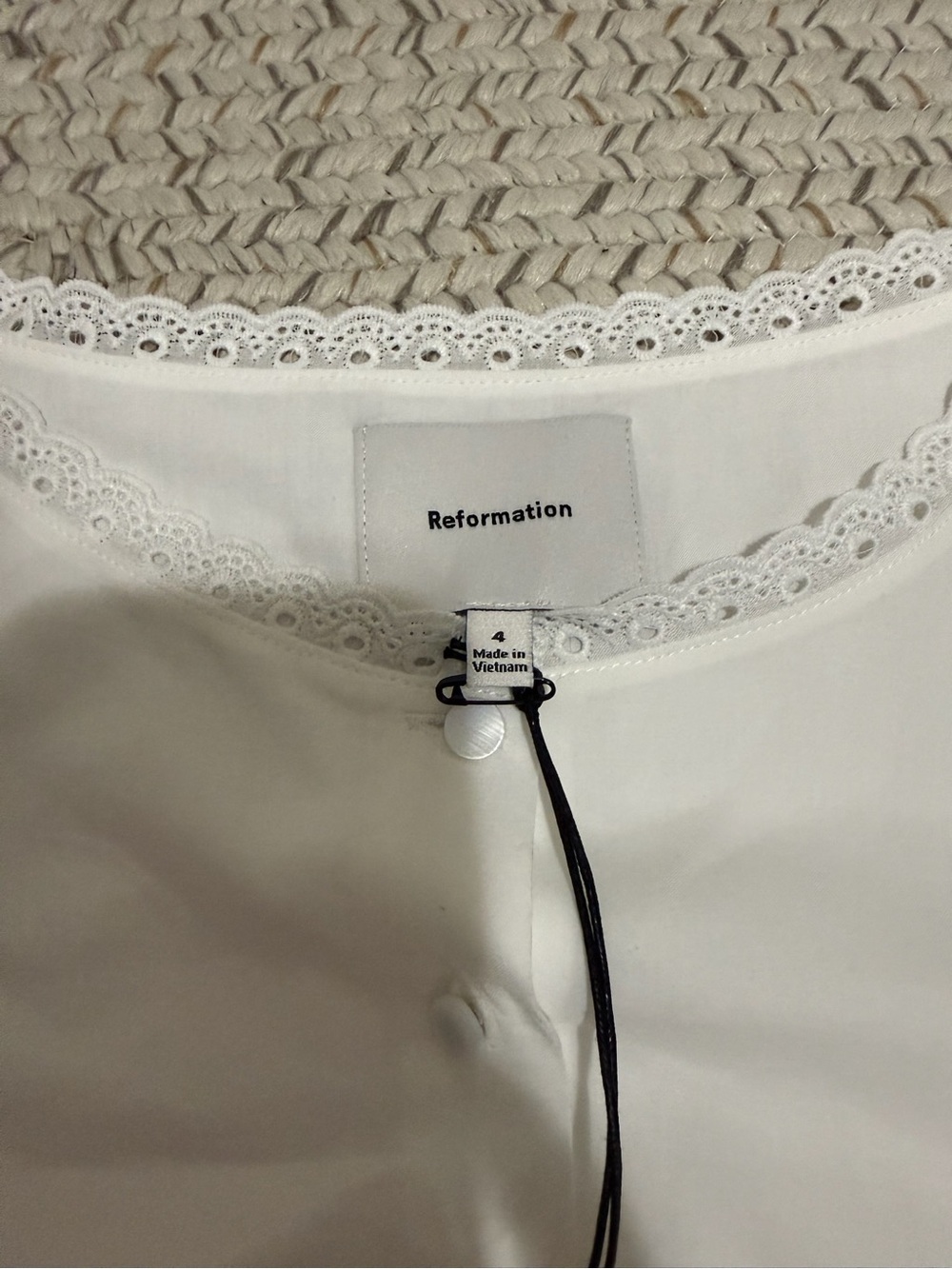 NWT Reformation Valetta Two Piece Set in White. MSRP $278. - Picture 9 of 12